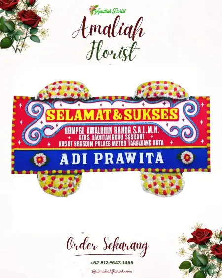 Papan Bunga Ucapan Selamat Srusuhjurutengah